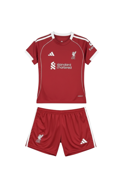 Liverpool Home Kit Kids Size 2025/2026