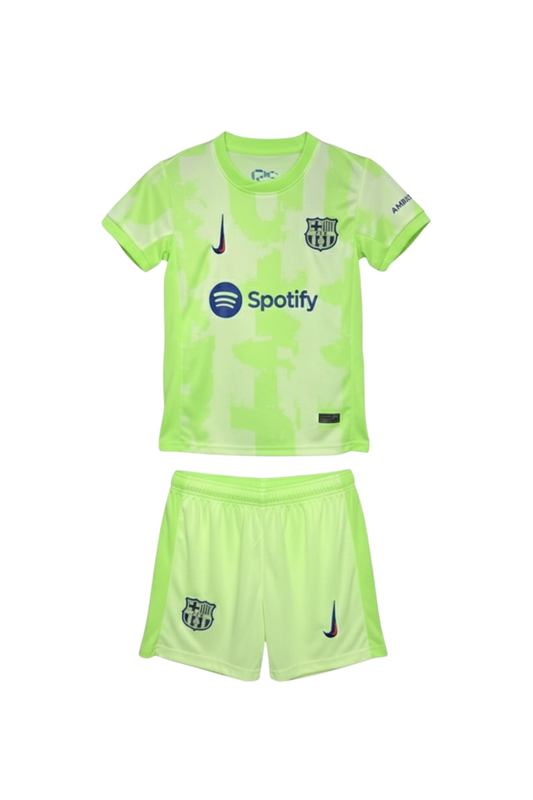 Barcelona Third Away Kit Kids Size 2024/2025