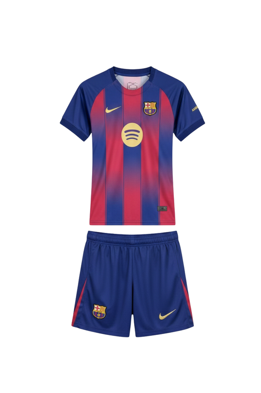 Barcelona Home Kit Kids Size 2025/2026