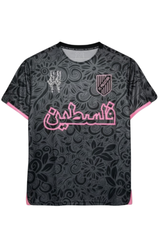 Palestine Home Jersey Black Pink