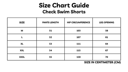 Check Swim Shorts