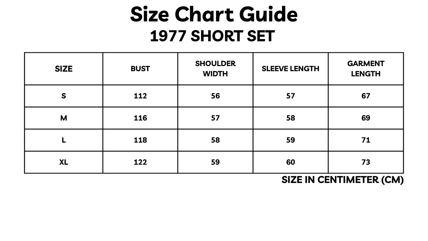 1977 Short Set